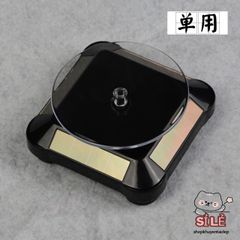 Bàn Xoay Trưng Bày Sản Phẩm 360 Độ - Đĩa Xoay Chụp Ảnh Độc Đáo Bằng Nhựa ABS Chạy Pin hoặc Năng Lượng Mặt Trời