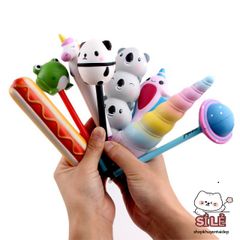 Bút Dẻo Siêu Còi 20 Mẫu Ngộ Nghĩnh - Bút Bi Nước Đáng Yêu Cho Văn Phòng Phẩm và Quà Tặng Học Sinh