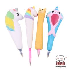Bút Dẻo Siêu Còi 20 Mẫu Ngộ Nghĩnh - Bút Bi Nước Đáng Yêu Cho Văn Phòng Phẩm và Quà Tặng Học Sinh