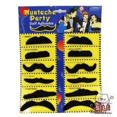 Bộ 12 Miếng Dán Râu Nam Tính Thời Trang - Phong Cách Độc Đáo - Dễ Sử Dụng Cho Bữa Tiệc Hóa Trang