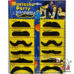 Bộ 12 Miếng Dán Râu Nam Tính Thời Trang - Phong Cách Độc Đáo - Dễ Sử Dụng Cho Bữa Tiệc Hóa Trang
