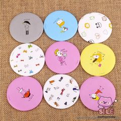 Gương Mini Cầm Tay Dễ Thương Phong Cách Hàn Quốc - Gương Trang Điểm Nhỏ Gọn 7cm - Tiện Lợi Cho Phụ Nữ