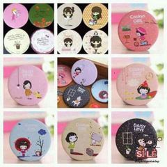 Gương Mini Cầm Tay Dễ Thương Phong Cách Hàn Quốc - Gương Trang Điểm Nhỏ Gọn 7cm - Tiện Lợi Cho Phụ Nữ