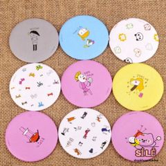 Gương Mini Cầm Tay Dễ Thương Phong Cách Hàn Quốc - Gương Trang Điểm Nhỏ Gọn 7cm - Tiện Lợi Cho Phụ Nữ