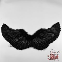 Cánh Thiên Thần Hóa Trang - Cánh Ác Quỷ Lông Vũ Đen Trắng Cho Tiệc Halloween, Biểu Diễn & Lễ Hội