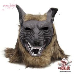 Găng Tay và Mặt Nạ Người Sói Cao Su - Trang Phục Halloween Hóa Trang Độc Đáo Cho Bữa Tiệc & Lễ Hội