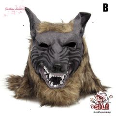 Găng Tay và Mặt Nạ Người Sói Cao Su - Trang Phục Halloween Hóa Trang Độc Đáo Cho Bữa Tiệc & Lễ Hội