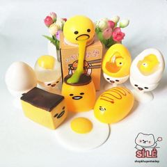 Đồ Chơi Bóp Nát Gudetama Squishy Trứng Lười Mochi - Giải Tỏa Căng Thẳng Slime Đáng Yêu cho Trẻ Em và Người Lớn