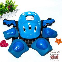 Bộ bảo hộ trượt patin - Mũ bảo hiểm và bảo vệ tay, chân, đầu gối an toàn, thời trang, chống chấn thương cho trẻ em và người lớn.