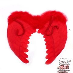 Giày Chân Thiên Thần Đỏ Trắng - Cánh Thiên Thần Cosplay Thời Trang Hóa Trang Cho Tiệc Hội, Chụp Hình, Lễ Hội