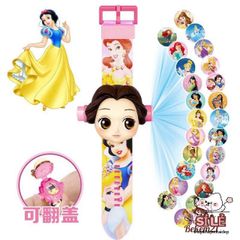 Đồng hồ điện tử trẻ em Siro Elsa - Mèo hoạt hình phát sáng dễ thương, đồ chơi cho bé gái và bé trai từ 3 tuổi trở lên