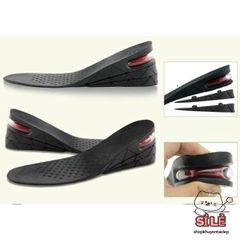 Giày Nâng Chiều Cao LOTGIAY - Lót Giày Cao Su PU Điều Chỉnh 3-9cm, Êm Ái, Phù Hợp Mọi Size Giày Nam Nữ