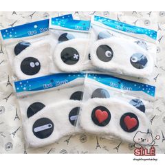Bịt Mắt Ngủ Lông Nhung Gấu Trúc Dễ Thương, Hình Hoạt Hình Ngộ Nghĩnh, Thoải Mái Cho Giấc Ngủ, Phù Hợp Cho Du Lịch Và Nghỉ Trưa