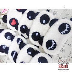 Bịt Mắt Ngủ Lông Nhung Gấu Trúc Dễ Thương, Hình Hoạt Hình Ngộ Nghĩnh, Thoải Mái Cho Giấc Ngủ, Phù Hợp Cho Du Lịch Và Nghỉ Trưa
