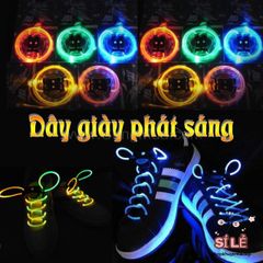 Dây Giày LED Phát Sáng Đa Màu - Phụ Kiện Đẹp Mắt Cho Giày Thể Thao, Chạy Đêm, Tiệc Tùng, 4 Chế Độ Chiếu Sáng, Bền, Chống Nước
