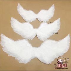 Bộ Cánh Thiên Thần Cho Trẻ Em - Phụ Kiện Hóa Trang Halloween & Giáng Sinh, Kèm Băng Đô Halo và Đũa Phép Cổ Tích, Dễ Thương, Thích Hợp Tiệc Tùng