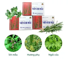 Viên Uống Cao Ích Mẫu Đại Uy - Hỗ Trợ Điều Kinh, Bổ Huyết, Giảm Đau Bụng Cho Phụ Nữ - Hộp 20 Viên Thực Phẩm Chức Năng