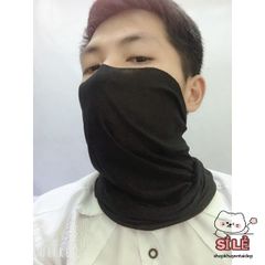 Khăn che mặt Alan Walker Đen Trơn - Khẩu Trang Đa Năng Thấm Hút Mồ Hôi, Nam Nữ Sử Dụng, Tiện Lợi Sáng Tạo