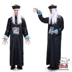 Trang Phục Cương Thi Halloween Dành Cho Người Lớn - Bộ Hóa Trang Kinh Dị Đầy Ma Quái cho Ngày Hội Hóa Trang