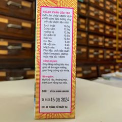 Song Nhi Tố - Long Nhi Tố 180ml - Thực Phẩm Chức Năng Hỗ Trợ Sức Khỏe Trẻ Nhỏ, Tăng Cường Tiêu Hóa, Ngon Miệng, Phát Triển Toàn Diện