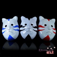 Mặt Nạ Hóa Trang Anbu Ninja Kakashi Đen/Xanh/Đỏ - Phụ Kiện Cosplay Naruto Độc Đáo, Đạo Cụ Tiệc Hóa Trang