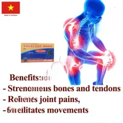 Thoái Cốt Hoàn - Hỗ Trợ Khớp và Xương Chắc Khỏe, Giảm Đau Nhức Hiệu Quả - Hộp 20 Viên & Lọ 60 Viên Vĩnh Quang