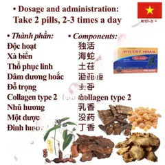 Thoái Cốt Hoàn - Hỗ Trợ Khớp và Xương Chắc Khỏe, Giảm Đau Nhức Hiệu Quả - Hộp 20 Viên & Lọ 60 Viên Vĩnh Quang