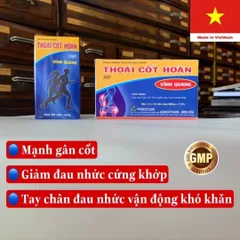 Thoái Cốt Hoàn - Hỗ Trợ Khớp và Xương Chắc Khỏe, Giảm Đau Nhức Hiệu Quả - Hộp 20 Viên & Lọ 60 Viên Vĩnh Quang