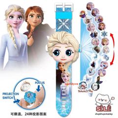 Đồng Hồ 3D Hình Gấu Dâu LOTSO Dễ Thương - Đồng Hồ Trẻ Em Hoạt Hình An Toàn Cho Bé, Quà Tặng Đáng Yêu