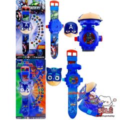 Đồng Hồ 3D Hình Gấu Dâu LOTSO Dễ Thương - Đồng Hồ Trẻ Em Hoạt Hình An Toàn Cho Bé, Quà Tặng Đáng Yêu