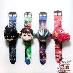 Đồng Hồ Kuromi Sanrio Dễ Thương Cho Trẻ Nhỏ - Đồng Hồ Hình Mèo Chất Liệu Nhựa, Phù Hợp Với Các Bé Yêu Thích Mèo