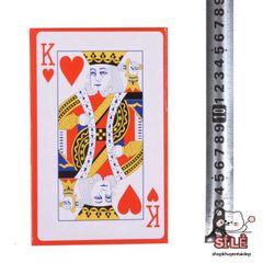 Bộ Bài Poker Khổng Lồ A4 - 7 Mẫu Thẻ Bài Tây Kích Thước Siêu Lớn, Chất Lượng Cao, Phù Hợp Chơi Bài, Biểu Diễn, Giảng Dạy