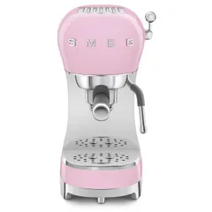 Máy Pha Cà Phê SMEG ECF02PKEU Màu Hồng - Espresso, Cappuccino, Latte Đa Chức Năng với Hệ Thống Chống Nhỏ Giọt và Dễ Vệ Sinh