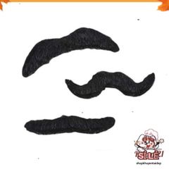 Bộ 6 Râu Giả Halloween - Phụ Kiện Hóa Trang Độc Đáo Cho Nam Nữ, Tiệc Tùng, Giáng Sinh, Chất Liệu Vải Nỉ, Đơn Giản Tiện Dùng