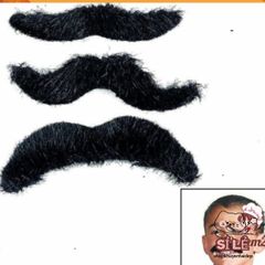Bộ 6 Râu Giả Halloween - Phụ Kiện Hóa Trang Độc Đáo Cho Nam Nữ, Tiệc Tùng, Giáng Sinh, Chất Liệu Vải Nỉ, Đơn Giản Tiện Dùng