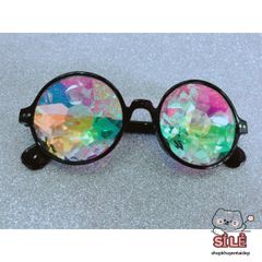 Kính Mát Tròn Vạn Hoa Thời Trang Unisex - Kính Đa Sắc Chất Lượng Cao, Phong Cách Xu Hướng Mới