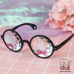 Kính Mát Tròn Vạn Hoa Thời Trang Unisex - Kính Đa Sắc Chất Lượng Cao, Phong Cách Xu Hướng Mới