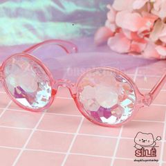 Kính Mát Tròn Vạn Hoa Thời Trang Unisex - Kính Đa Sắc Chất Lượng Cao, Phong Cách Xu Hướng Mới