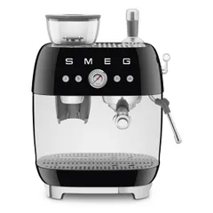 Máy Pha Cà Phê Espresso SMEG EGF03BLEU Màu Đen - Tích Hợp Cối Xay, Phong Cách Thập Niên 50's, Pha Cà Phê Tùy Chỉnh Chất Lượng Cao