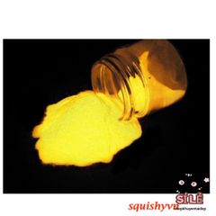 Bột Dạ Quang Màu Vàng 50g - Tỏa Sáng Trong Bóng Tối, Sử Dụng Trong Mỹ Thuật & Trang Trí Nội Thất, Phát Sáng 5-7 Giờ