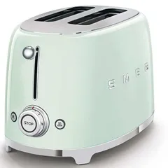 Máy nướng bánh mì SMEG TSF01PGEU - Lò nướng 2 ngăn, 6 cấp độ nướng, khay inox tháo rời, thiết kế hiện đại, phù hợp cho mọi bữa ăn
