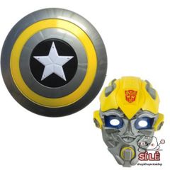 Áo Thun Ngắn Tay In Hình Robot Bumblebee - Thời Trang Trẻ Em Yêu Thích Transformers, Chất Liệu Cotton Bền Đẹp, Hình In Sắc Nét