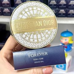 Vỏ Hộp Phấn Nước Dior Forever Cushion Case Grand Bal - Thiết Kế Sang Trọng Màu Vàng Họa Tiết Chính Hãng, Phụ Kiện Trang Điểm Hoàn Hảo