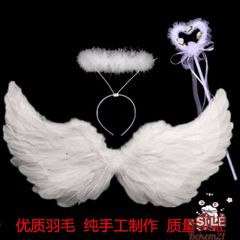 Trang phục Thiên Thần Trẻ Em - Cánh Thiên Thần với Dây Đeo Di Động cho Lễ Hội Halloween và Bữa Tiệc Hóa Trang