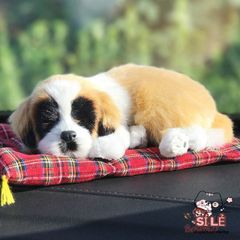Gối Thú Cưng Khử Mùi Ô Tô - Chó và Mèo Bông Than Hoạt Tính Dễ Thương, Trang Trí Xe Hơi, Hút Mùi Hiệu Quả, Nhiều Kích Thước