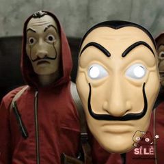Khẩu Trang Money Heist Salvador Dali - Phụ Kiện Thời Trang Phim Hót, Bảo Vệ Sức Khoẻ Chống Sụn Mặt