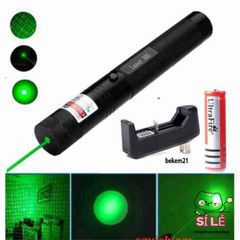 Bút Laser 303 - Đèn Laser Đa Năng Chống Nước 3 Chế Độ, Sạc 4800mAh, Ánh Sáng Xanh, Đỏ, Tím - Dụng Cụ Trình Chiếu và Du Lịch