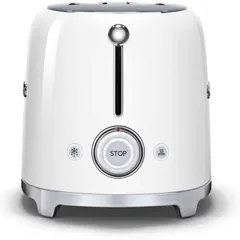 Máy Nướng Bánh Mì SMEG TSF01WHEU - Thiết Kế Sang Trọng, Chức Năng Đa Dạng, Nướng Bánh 6 Cấp Độ, Khay Inox Dễ Vệ Sinh