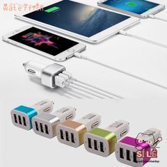 Bộ sạc ô tô 3 cổng USB 3.1A, 2.1A, 1.1A - Thiết bị sạc đa năng cho xe hơi, tiện ích di động cao cấp