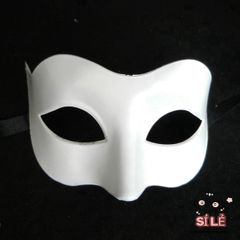 Mặt Nạ Halloween Nửa Mặt Đen Trắng - Phụ Kiện Hóa Trang Tiệc Cosplay Sang Trọng Cho Nam Nữ